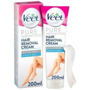 Veet Veet Pure Inspirations Hair Removal Cream For Sensitive Skin Body & Legs 200ml
