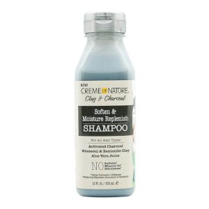 Creme Of Nature Cream Of Nature Clay & Charcoal Soften & Moisture Replenish Shampoo 12 Oz