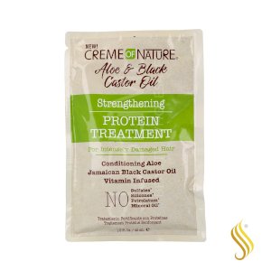 Creme Of Nature CREME OF NATURE Aloe & Black Castor Oil Strengthening Protein Treatment Packet