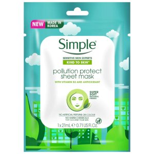 Simple Simple Kind To Skin Pollution Protect Sheet Mask