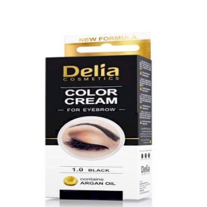 Delia Delia Cream For Eyebrows 1.0 Black With Argan Oil