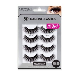 Absolute New York Absolute York Multipack 5D Darling Eye Lashes - ELDL61 Cecilia